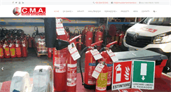 Desktop Screenshot of cma-sistemiantincendio.it