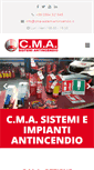 Mobile Screenshot of cma-sistemiantincendio.it